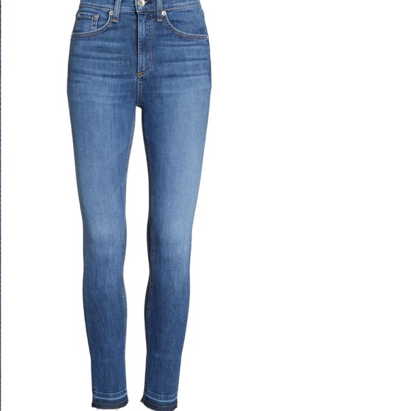 Rag & Bone High Waist Ankle Skinny Jeans - Picture 3 of 8